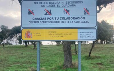 Cuenca del Guadiana – Actualización de cartelería para el Ministerio de Medio Ambiente